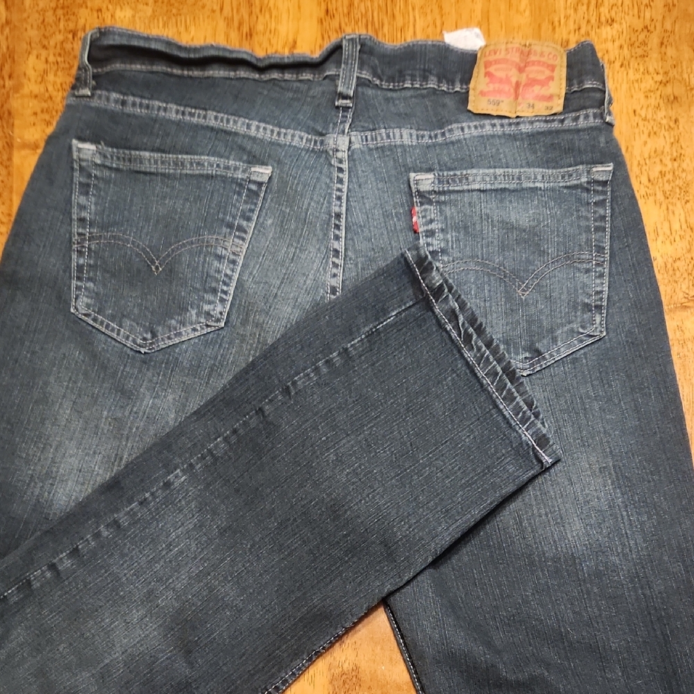 Levi's Dark Blue Denim Jeans